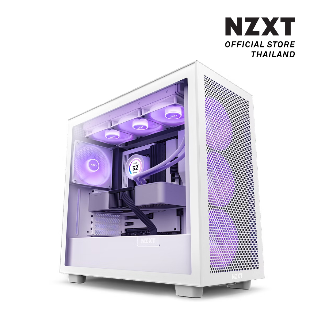 NZXT Case  H7 Flow RGB WHITE : CM-H71FW-R1