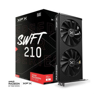 VGA (การ์ดจอ) XFX SPEEDSTER SWFT 210 AMD Radeon RX 7600 Core Edition (RX-76PSWFTFY)