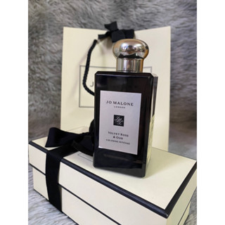 JO MALONE LONDON Velvet Rose &amp; Oud Cologne Intense 100 ml สคบ.ไทย กล่อง ถุง โบว์ครบ