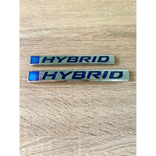 โลโก้HYBRID ติดHONDA สีเงิน ราคาต่อชิ้น