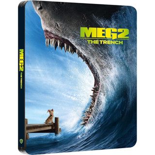 [แผ่นหนังลิขสิทธิ์แท้] Meg 2 The Trench Steelbook (กล่องเหล็ก) [4K Ultra HD + Bluray]