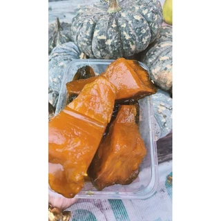 ฟักทองเชื่อมน้ำตาลโตนดหนึบหนับหวานน้อยอร่อยหอมหวานแบบโบราณ