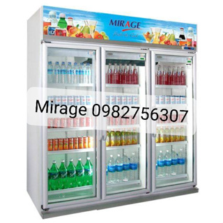 สินค้าใหม่ Mirageตู้แช่เย็น 3 ประตู รุ่นBC 935 ขนาด 39.4 คิว1132 ลิตร ประหยัดไฟ เบอร์ 5  3 ดาว รับประกัน 5ปี