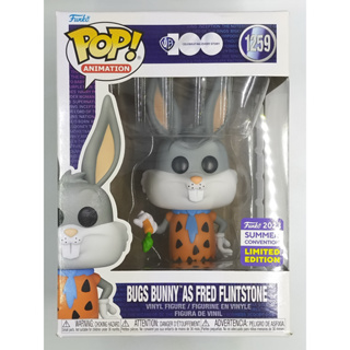 SDCC 2023  Funko Pop Bugs Bunny - Bugs Bunny as Fred Flintstone #1259 (กล่องมีตำหนินิดหน่อย)