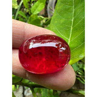 lab ruby 14x18 mm 1 piecesweight 17 carats