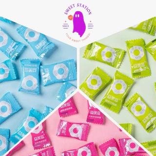 🍃Mint Candy! ลูกอมมิ้นท์ รูปดอกไม้ แพ็ก 50-100 ชิ้น cooling fresh (1เม็ด/1g.) ลูกอมมิ้นท์ หอมหวาน สดชื่น มิ้นท์ซากุระ