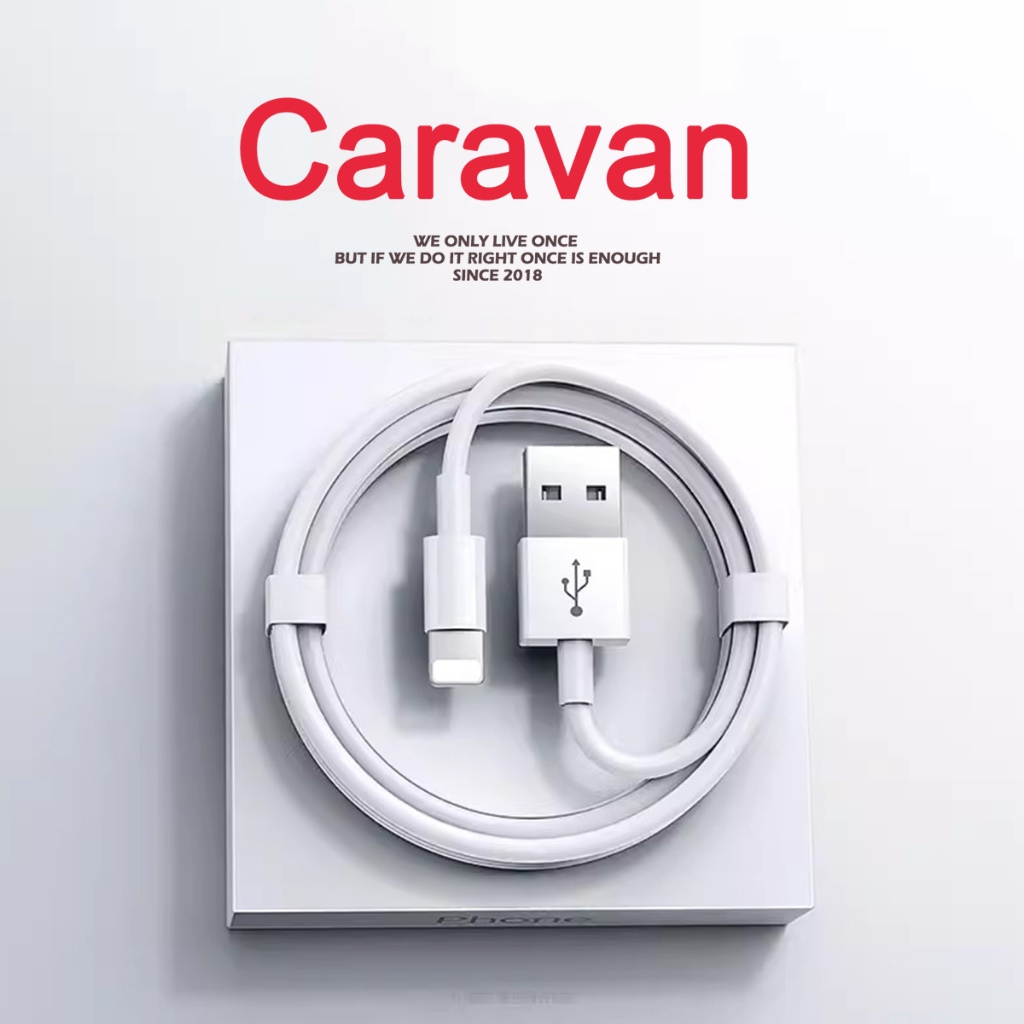 Caravan Crew cable for ไอโฟน สายชาร์จเร็ว สายชาร์จ สายชาจ