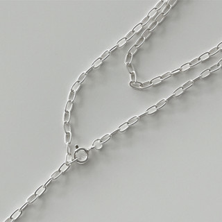 (necklace,เฉพาะสร้อย) : MINI CLIP NECKLACE SILVER925 / สร้อยคอเงินแท้ สร้อยคอโซ่  : YOUR WISHLIST