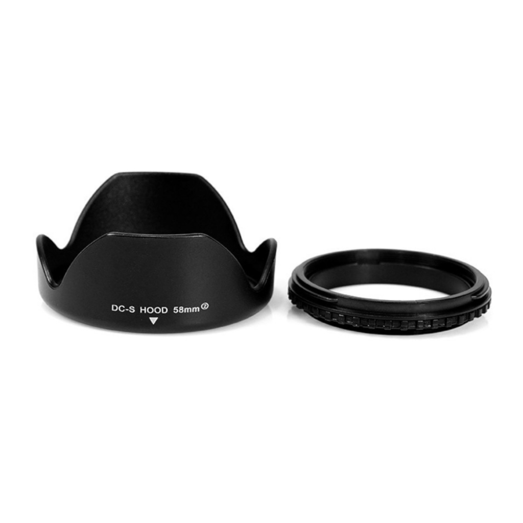 Reversible Lens Hood ฮูดเกลียว ทรงกลีบดอกไม้ ใส่กลับด้านได้ ขนาด 49 52 55 58 62 67 72 77 82 mm.
