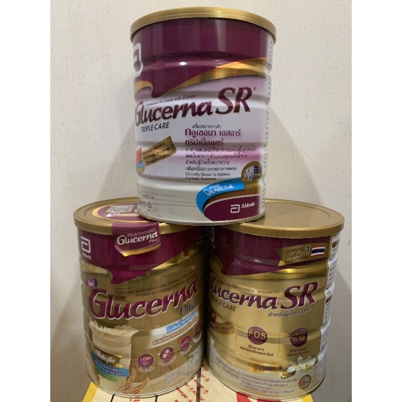 [สินค้าขายดี] Glucerna SR Vanilla กลูเซอนา เอสอาร์ 800/ 850g