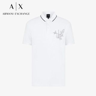 AX Armani Exchange เสื้อโปโลผู้ชาย รุ่น AX3RZFADZJHAZ1100 - สีขาว