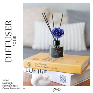 POSIE Rose &amp; Reed Diffuser โพซี่ ดอกกุหลาบกระจายกลิ่น ขนาด 100 ml