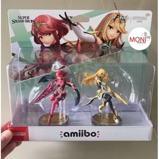 [พร้อมส่ง] Amiibo Figure Super Smash Bros. Series Pyra &amp; Mythra (JP) Nintendo Switch Game