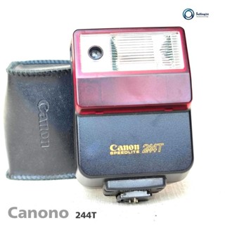 แฟลช ยี่ห้อ Canon Speedlite 244T Flash for T50 T70 T80 T90 Camera Shoe Mount Xenon Flash for Canon Film SLR -3 สภาพสวย