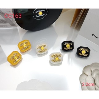 ต่างหู ตุ้มหู CC พร้อมส่ง ถูกที่สุด!!งานดีสุด!!CC163