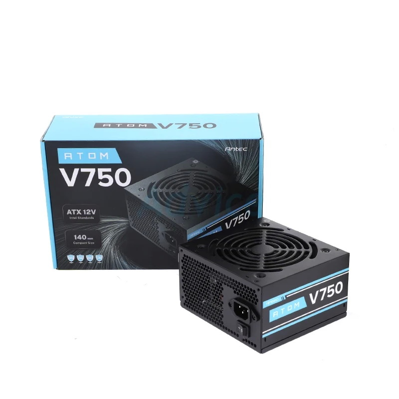 POWER SUPPLY ANTEC ATOM V750 - 750W (Black) (ATX)