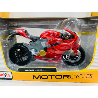 Maisto Motorcycle Model 1:12 Red Ducati 1199 Panigale Motorcycle DieCast Model