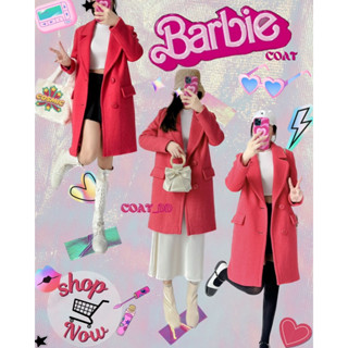 พร้อมส่ง❄️🧣nëw BARBIE COAT🧣❄️บาร์บี้โค้ท Hot pink🩷งานใหม่สุดคิ้วท์