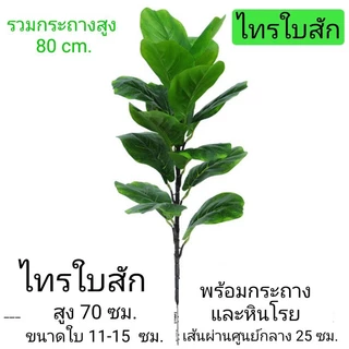 ต้นไม้ปลอม ไทรใบสัก ปลอม ต้นไม้ประดับบ้าน