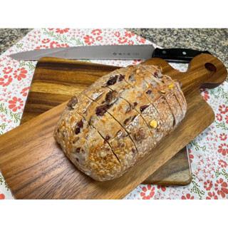 Artisan CranberryOrangeWalnut Sourdough Bread ขนมปัง ซาวโดว์ 550g อบใหม่ๆ ทุกออเดอร์