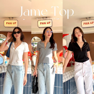 Jame top เสื้อคอกลมซิปทอง อ่านก่อนกดสั่งซื้อน้า