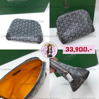 👜: New!! Goyard Cosmetic Pouch in Grey  ‼️ก่อนกดสั่งรบกวนทักมาเช็คสต๊อคก่อนนะคะ‼️