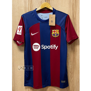 ใหม่ !! เสื้อ บาร์เซโลน่า HOME เกรดแฟนบอล 2023/24 ฟลูออฟชั่นอาร์ม(LALIGA สเปน)และชื่อเบอร์นักเตะแบบใหม่ล่าสุด