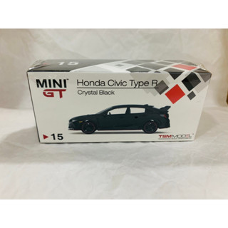 TSM Mini GT 15 Honda Civic Type R FK8 Crystal Black RHD 1:64