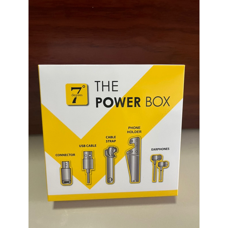 ชุดอุปกรณ์เสริมพร้อมหูฟัง 5 in 1 SET The Power BOX , 7 degrees