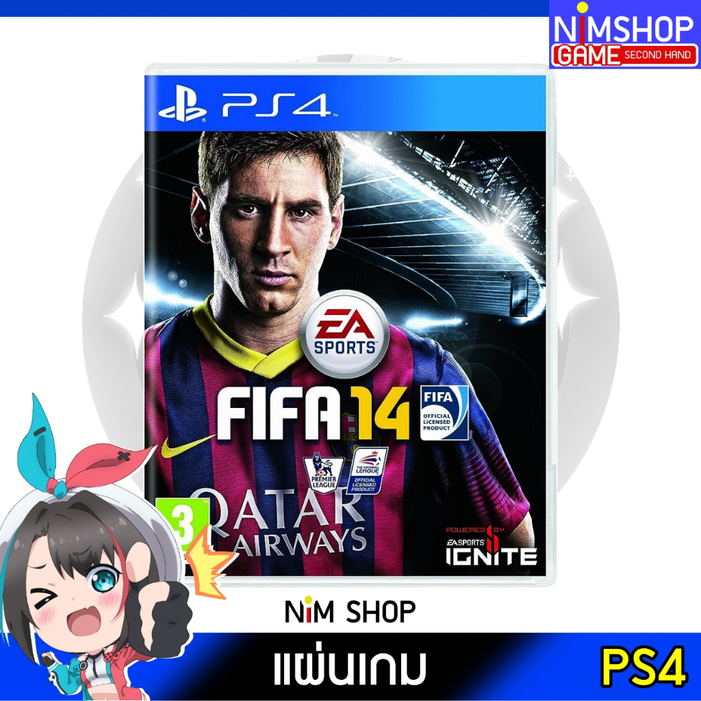 (มือ2) PS4 : FIFA 14 แผ่นเกม มือสอง สภาพดี