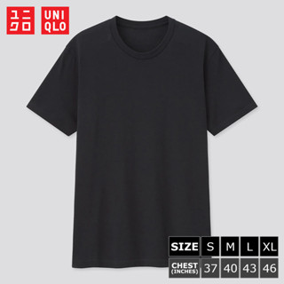 เสื้อยืดแขนสั้น Uniqlo Dry Color - 09 Black