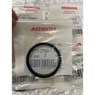 ซีลกันน้ำมัน Scoopy-i part number : 91211-GCC-771 แท้ศูนย์💯 (Oil Seal, 34x39x3) ราคาต่ออัน