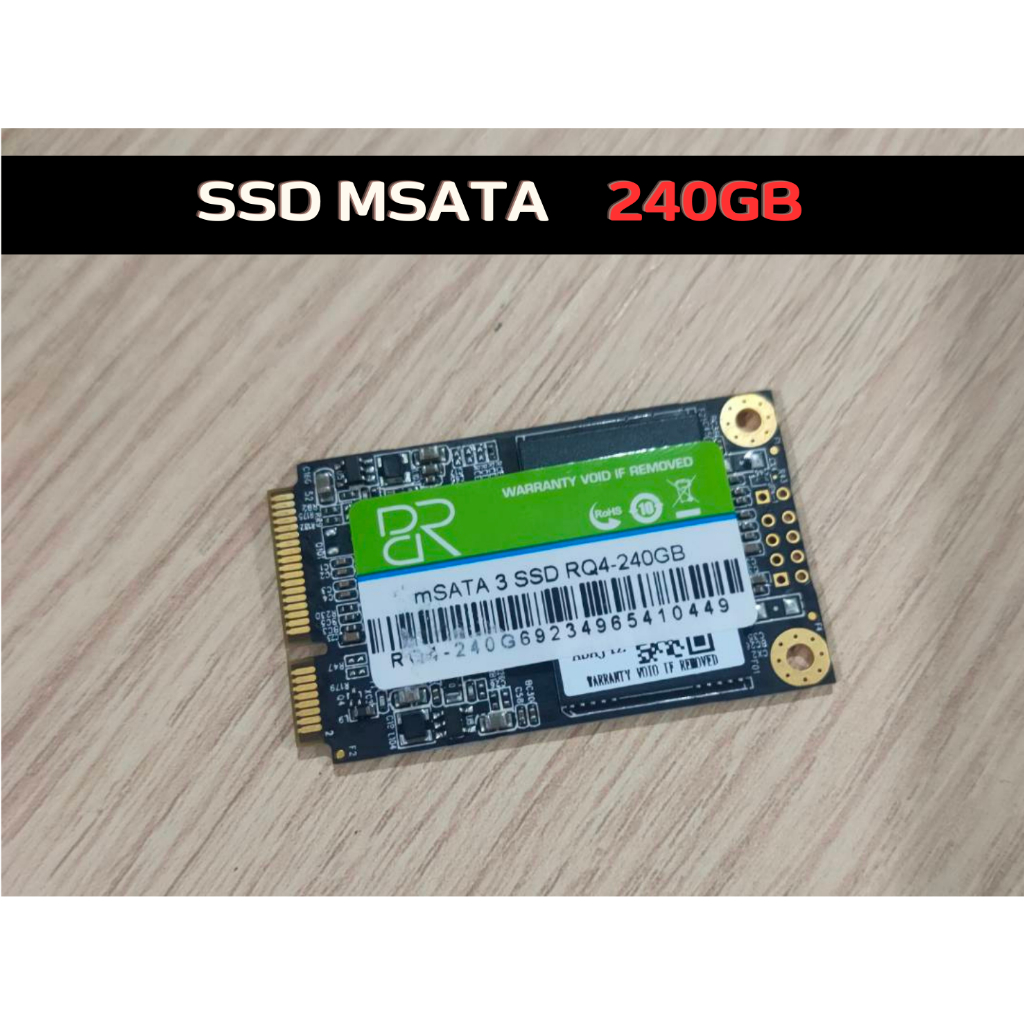 SSD MSATA 3 RQ4-240 GB  For Laptop Desktop PC  สินค้ามือ1 ค้างสต็อก มีรับประกัน