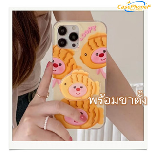 ✨ส่งของขวัญ✨เคส for iPhone 11 14 Pro Max Case for iPhone 12 13 ป้องกันการตก การป้องกัน พร้อมขาตั้ง การ์ตูน แฟชั่น