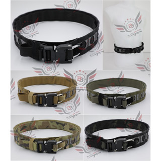 เข็มขัด Tactical ทรง Bison (Bison Lightweight Belt) (Tactical Belt)  ● คุณสมบัติ : 1. เข็มขัด Tactical เป็นแบบ2ชั้น 2. ห