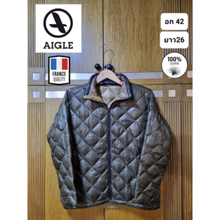 เสื้อกันหนาวขนเป็ด แบรนด์ AIGLE แบรนด์จากฝรั่งเศส มือ2ของแท้