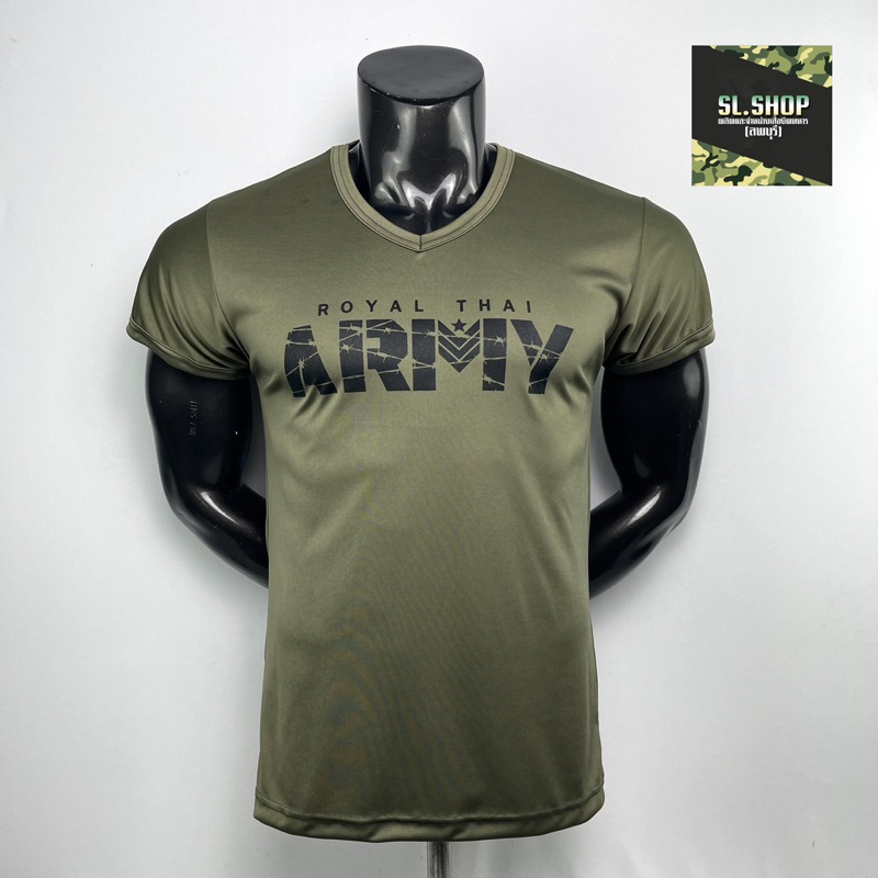 ARMY SHOOTER เสื้อยืดผ้าไมโคร(Micro)