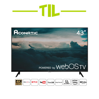 [2023 New WebOS TV] Aconatic WebOS TV 4K UHD HDR Smart TV สมาร์ททีวี WebOS ขนาด 43 นิ้ว รุ่น 43US200AN (รับประกัน 3 ปี)