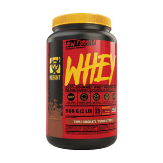 Mutant Whey Chocolate 908 g./ 2 lb New Formula!! มินแทนท์ เวย์ โปรตีน เวย์โปรตีนเพิ่มกล้ามเนื้อ