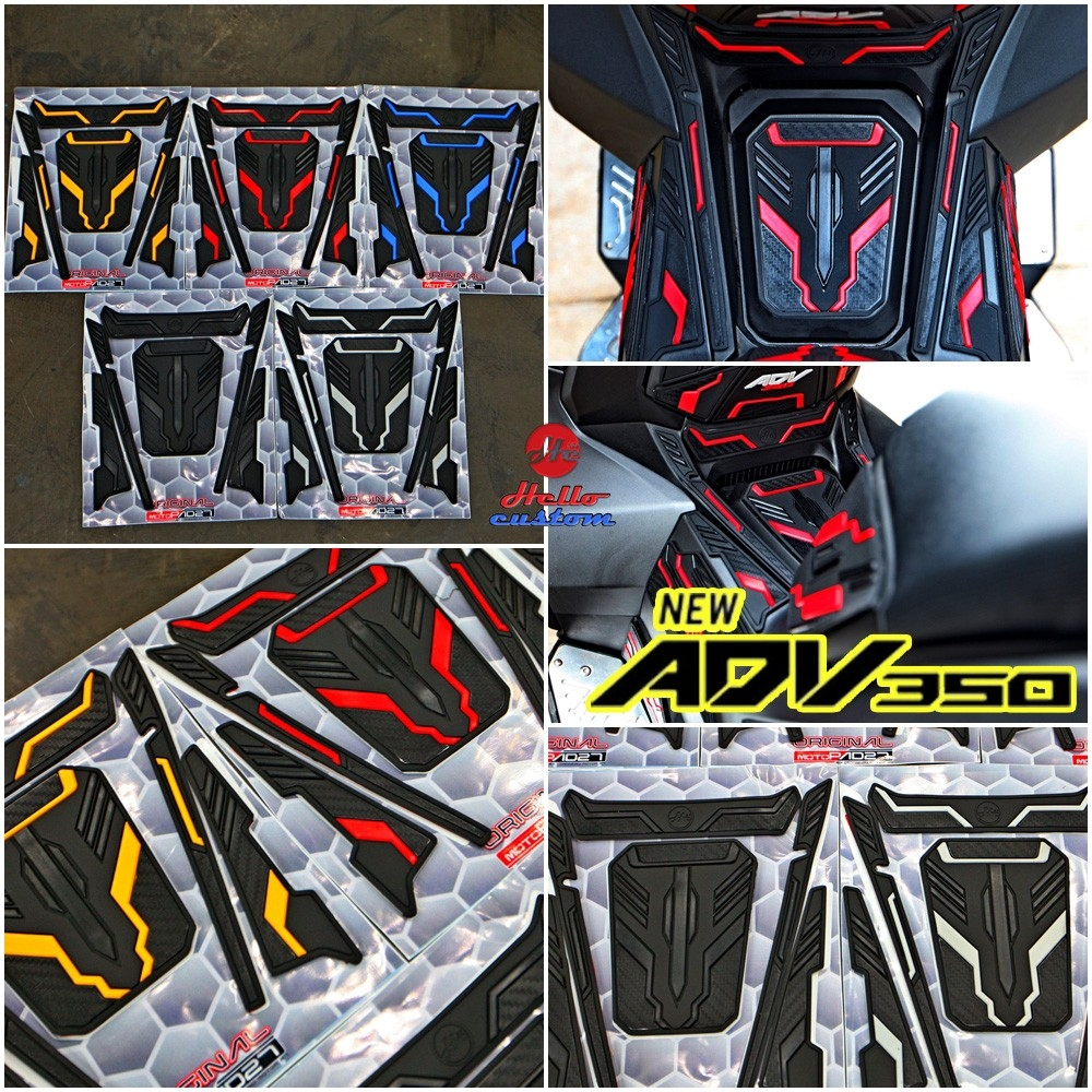 กันรอยถังน้ำมัน ซิลิโคนยาง สำหรับ Honda Adv 350 -- ADV350