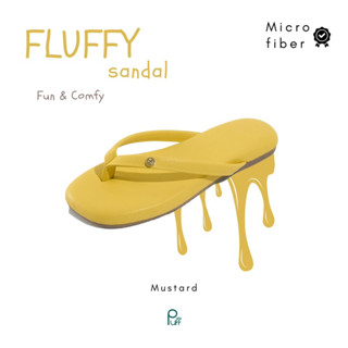 PUFFSHOES.OFFICIAL : Fluffy V.2  Mustard