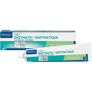 Virbac C.E.T Toothpaste 70 g ยาสีฟัน รสไก่ รสวานิลลา-มิ้นท์ และเนื้อ สำหรับสุนัขและแมว