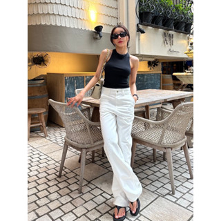 ALEXANDER WHITE COTTON JEANS