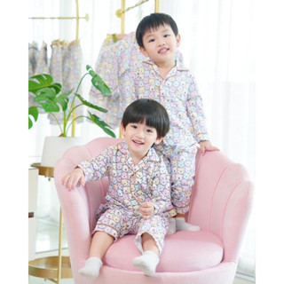 (พร้อมส่ง) THE BEAR PAJAMAS ชุดนอนลูก ลายหมี