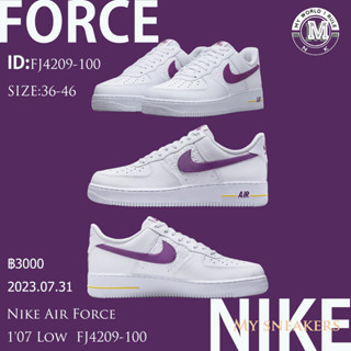 Nike Air Force  107 Low  FJ4209-100 รองเท้าผ้าใบ รองเท้าวิ่งลำลอง