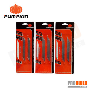 ใบมีดคัตเตอร์เล็ก PUMPKIN รุ่น R-105S/30 ํ  (3แผง/12ใบ)