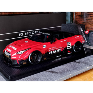 โมเดลรถR35 1/18 โมเดลรถNissanGTR โมเดลรถ Nissan GTR R35 LB Silhouette WORKS GT 35GT-RR 1:18 ราคา โมเดลรถของขวัญ