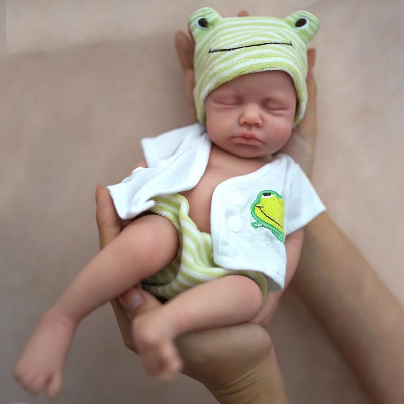 [Pre-Order] Reborn baby ตุ๊กตาทารก “Loulou” ซิลิโคนทั้งตัว 12 inch