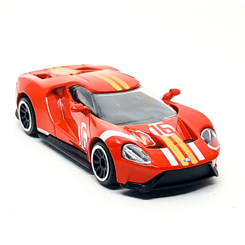 Majorette Ford GT no.16 สีแดง /scale 1/63 (3 inches) no Package