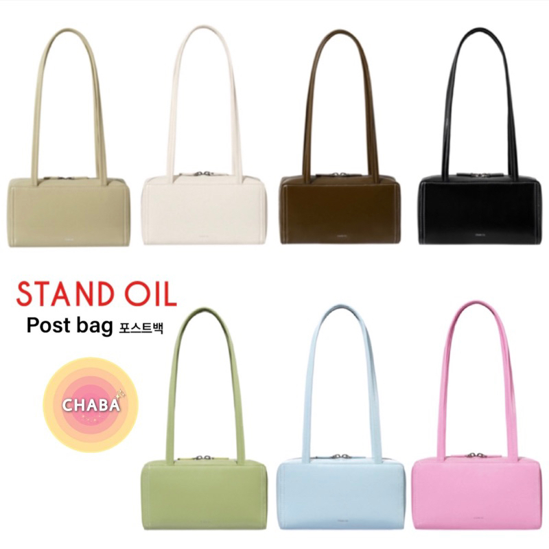 3150 บาท พร้อมส่งในไทย กระเป๋า stand oil รุ่น post bag ของแท้ 100% Women Bags